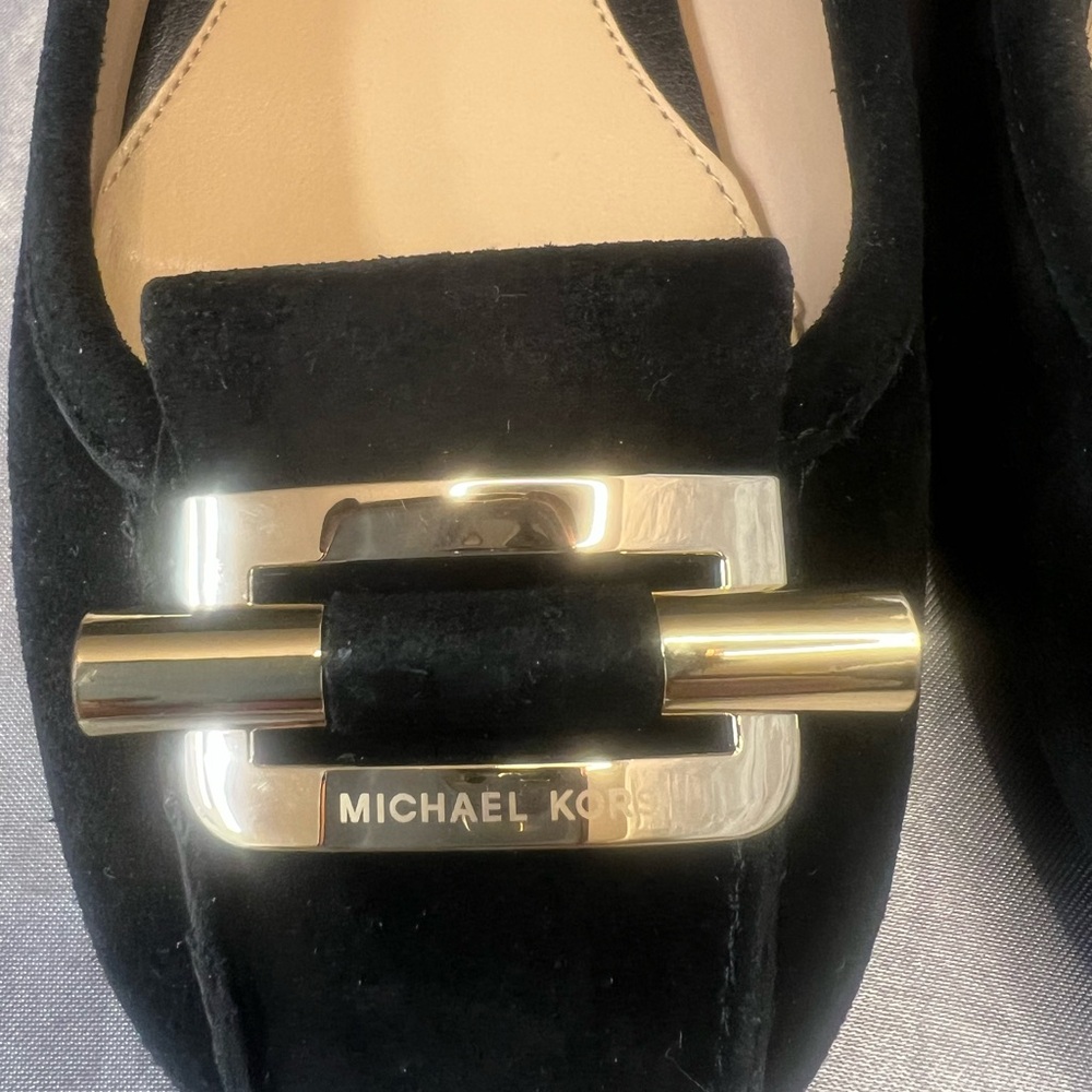 Michael Kors Black velvet flats - Picture 4 of 4